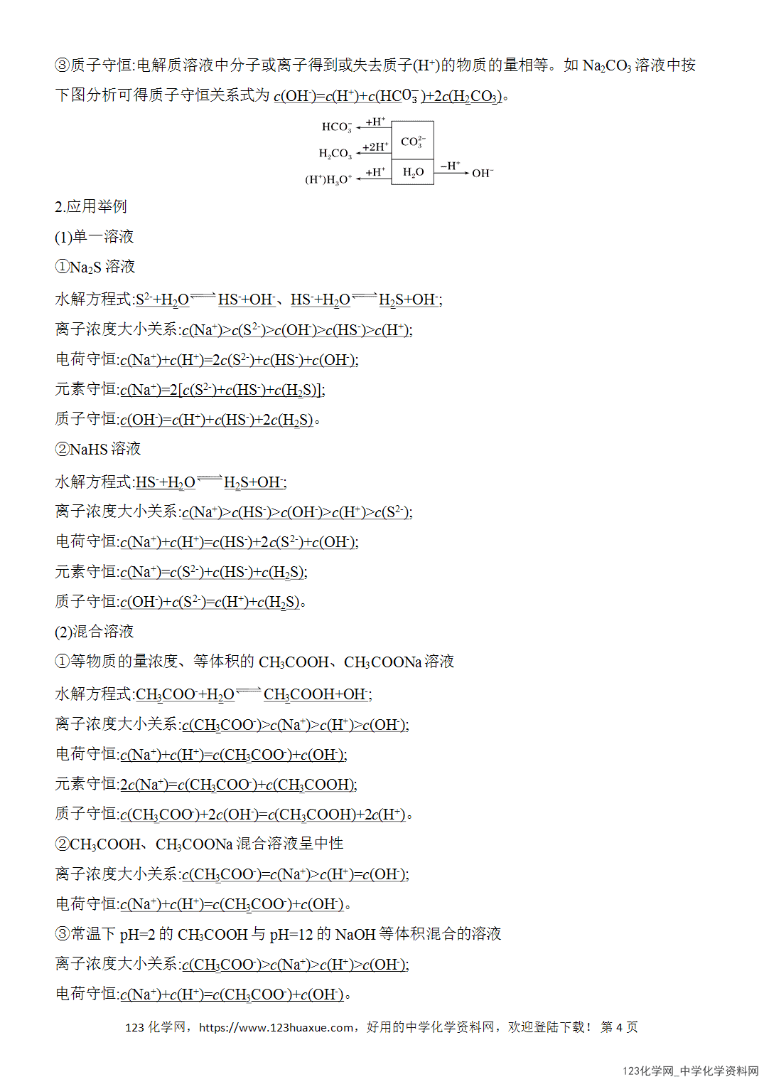 【精品练习】2026年高考化学二轮复习《水溶液中的离子平衡》题型突破2溶液中离子浓度大小比较word版含答案