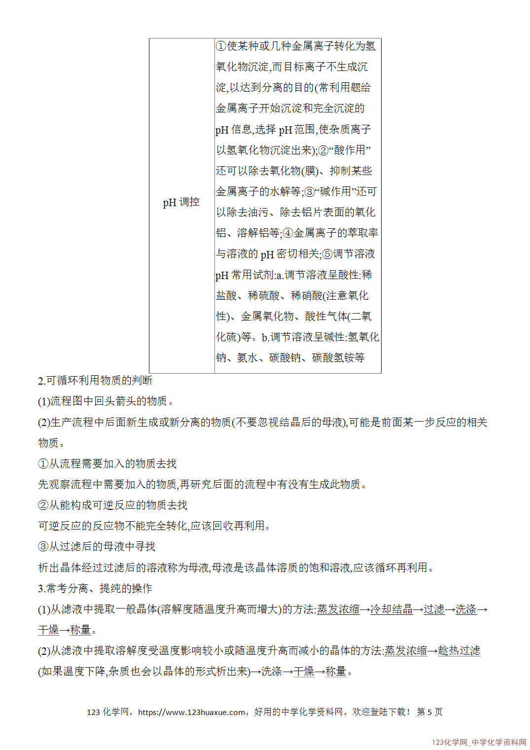 【精品练习】2026年高考化学二轮复习《水溶液中的离子平衡》题型突破2化工生产中物质转化条件的优化与物质分离、提纯word版含答案
