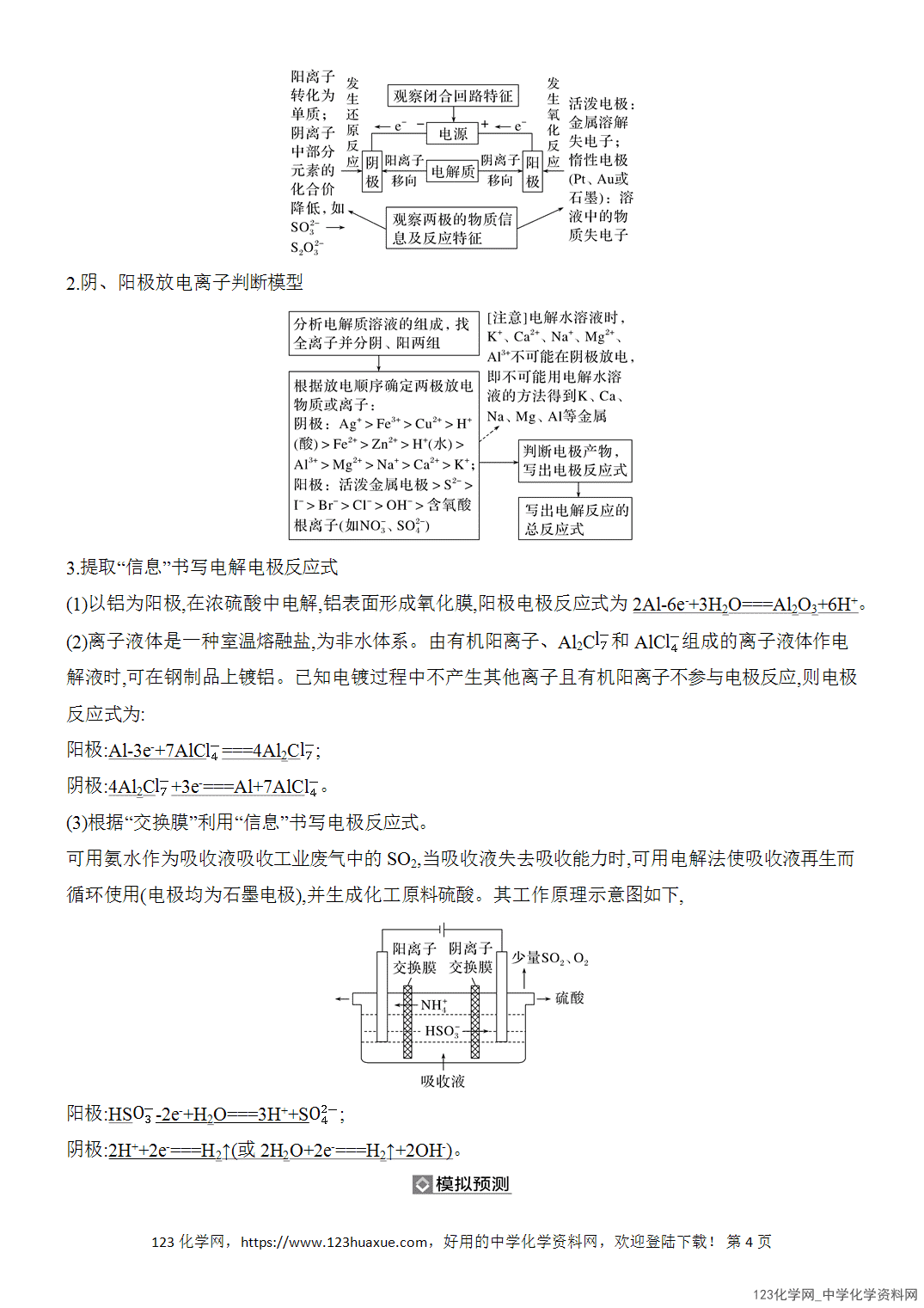 【精品练习】2026年高考化学二轮复习《电化学》题型突破2电解原理的应用word版含答案