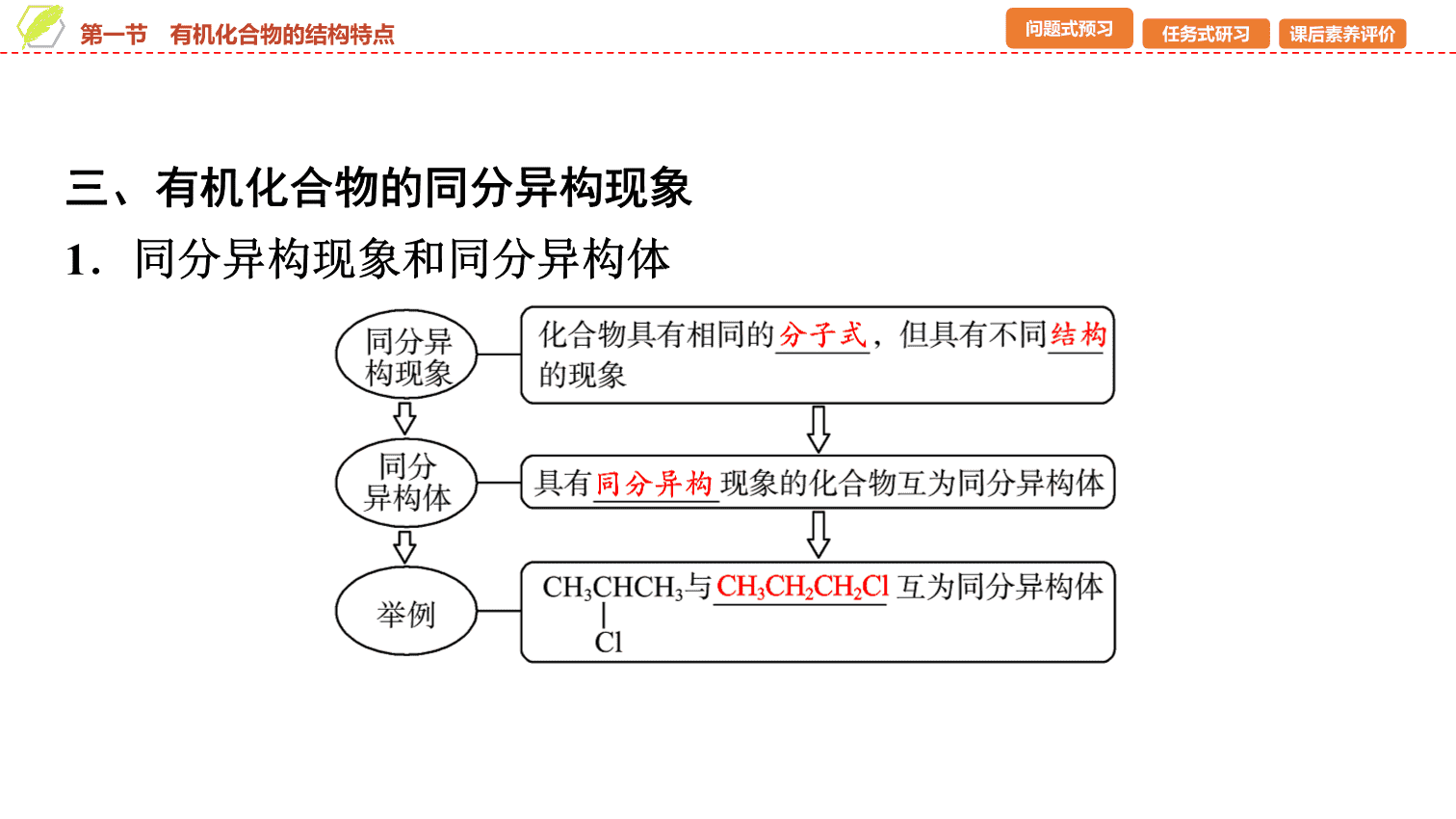 【课件】2026年春湖北省长江作业本高中化学人教版《有机化学基础》01 第一章第一节有机化合物的结构特点 【课件】2026年春湖北省长江作业本高中化学人教版《有机化学基础》01 第一章第一节有机化合物的结构特点