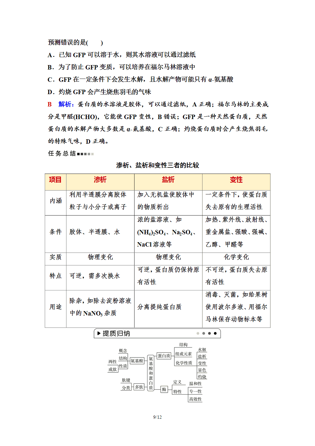 【学案】2026年春湖北省长江作业本高中化学人教版《有机化学基础》17第四章第二节蛋白质 【学案】2026年春湖北省长江作业本高中化学人教版《有机化学基础》17第四章第二节蛋白质