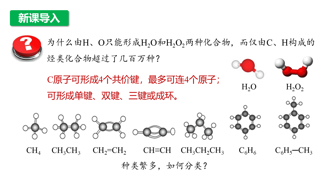 精品课件-2026年高中化学人教版选择性必修3《有机化学基础》第一章第一节《有机化合物的结构特点》优质课件3份汇总