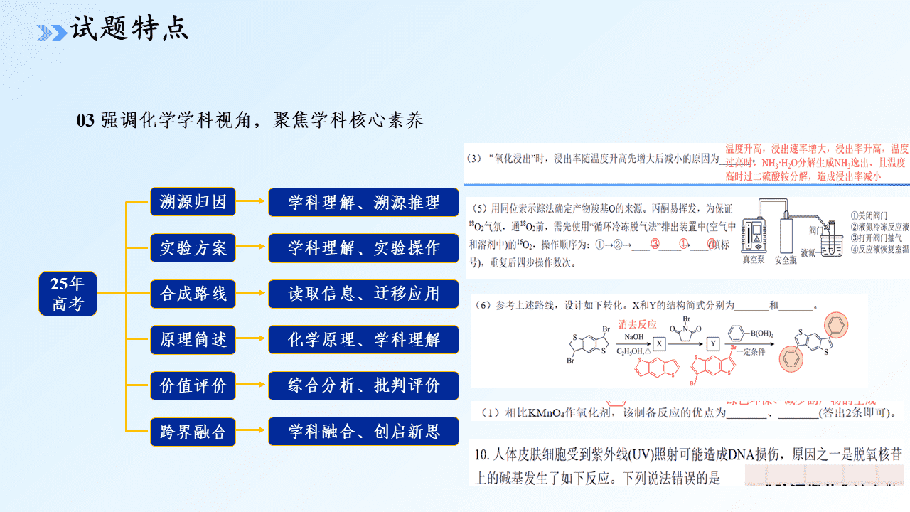 专家讲座课件《精准施策 提质增效 黑吉辽蒙近三年高考化学试题研究及2026备考指导——基于核心素养的命题分析与复习策略》