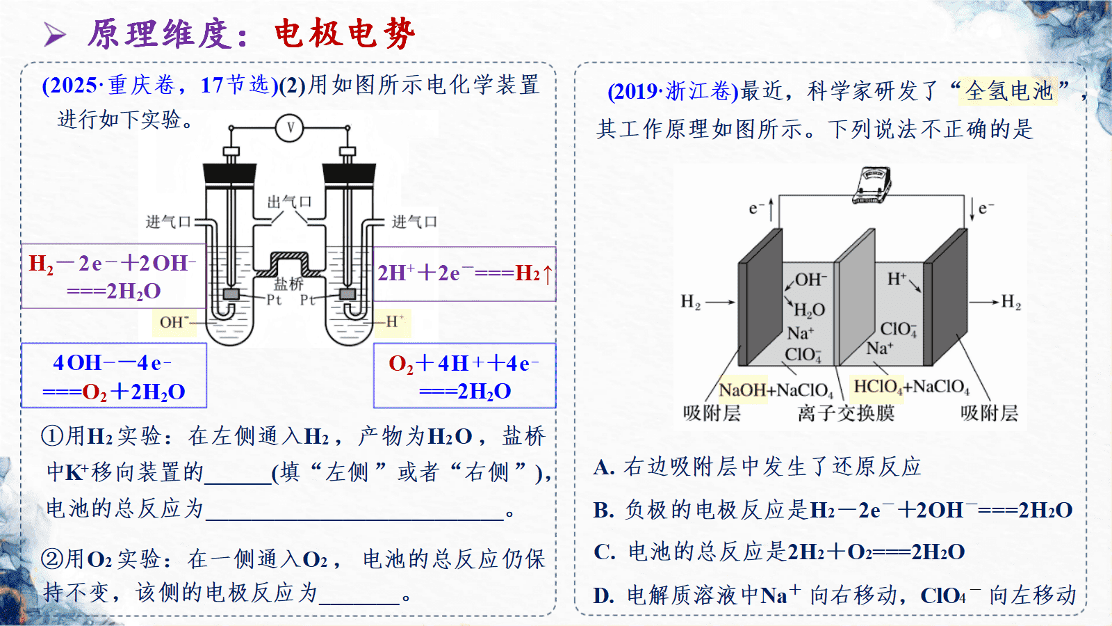 专家讲座《2026届高三化学一轮复习新课程标准视野下认识新高考-基于学科理解的化学反应原理教学建议》课件下载 专家讲座《2026届高三化学一轮复习新课程标准视野下认识新高考-基于学科理解的化学反应原理教学建议》课件下载