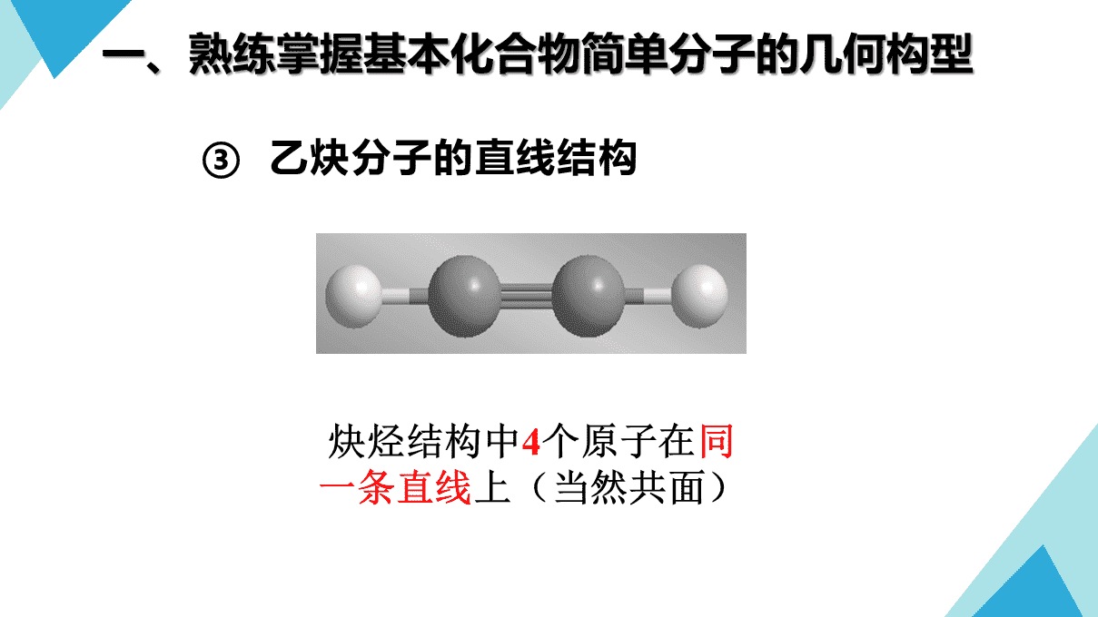 精品优质课课件《有机分子中原子共面、共线问题》下载
