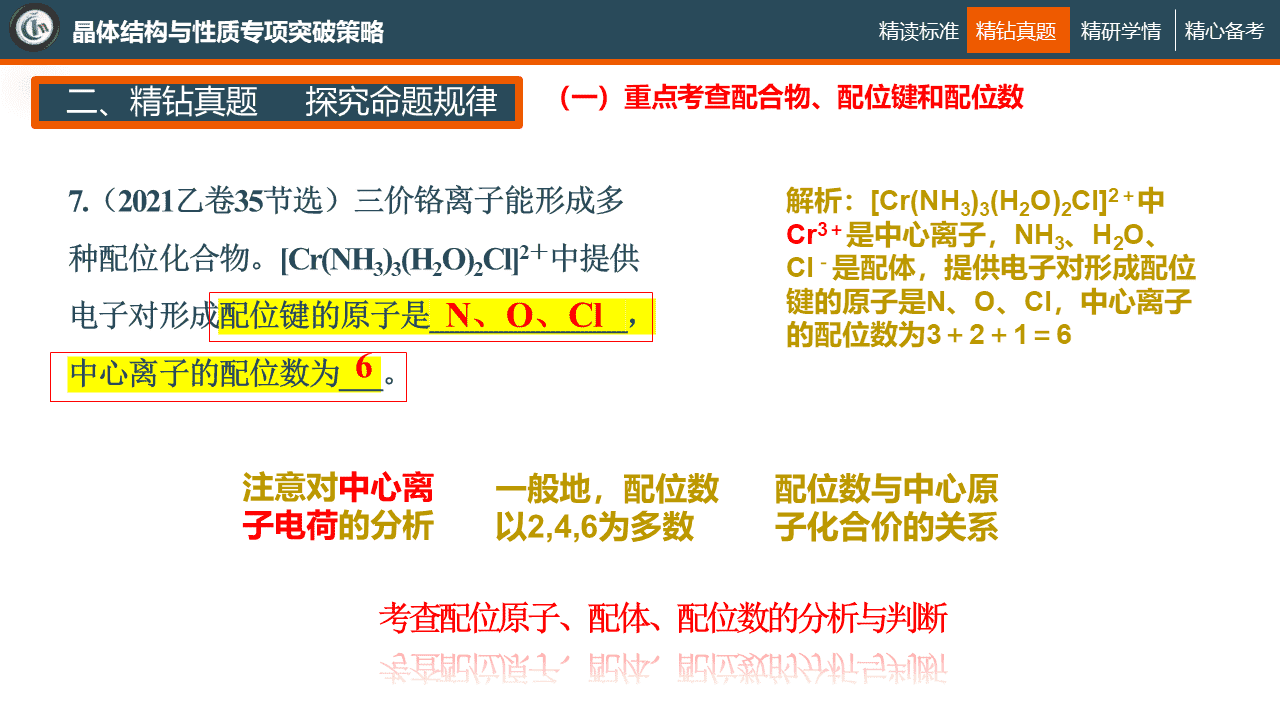 专家讲座课件《选择性必修2第三章“晶体结构与性质”高考化学二轮复习备考策略》-麻城一中林飞合 专家讲座课件《选择性必修2第三章“晶体结构与性质”高考化学二轮复习备考策略》-麻城一中林飞合