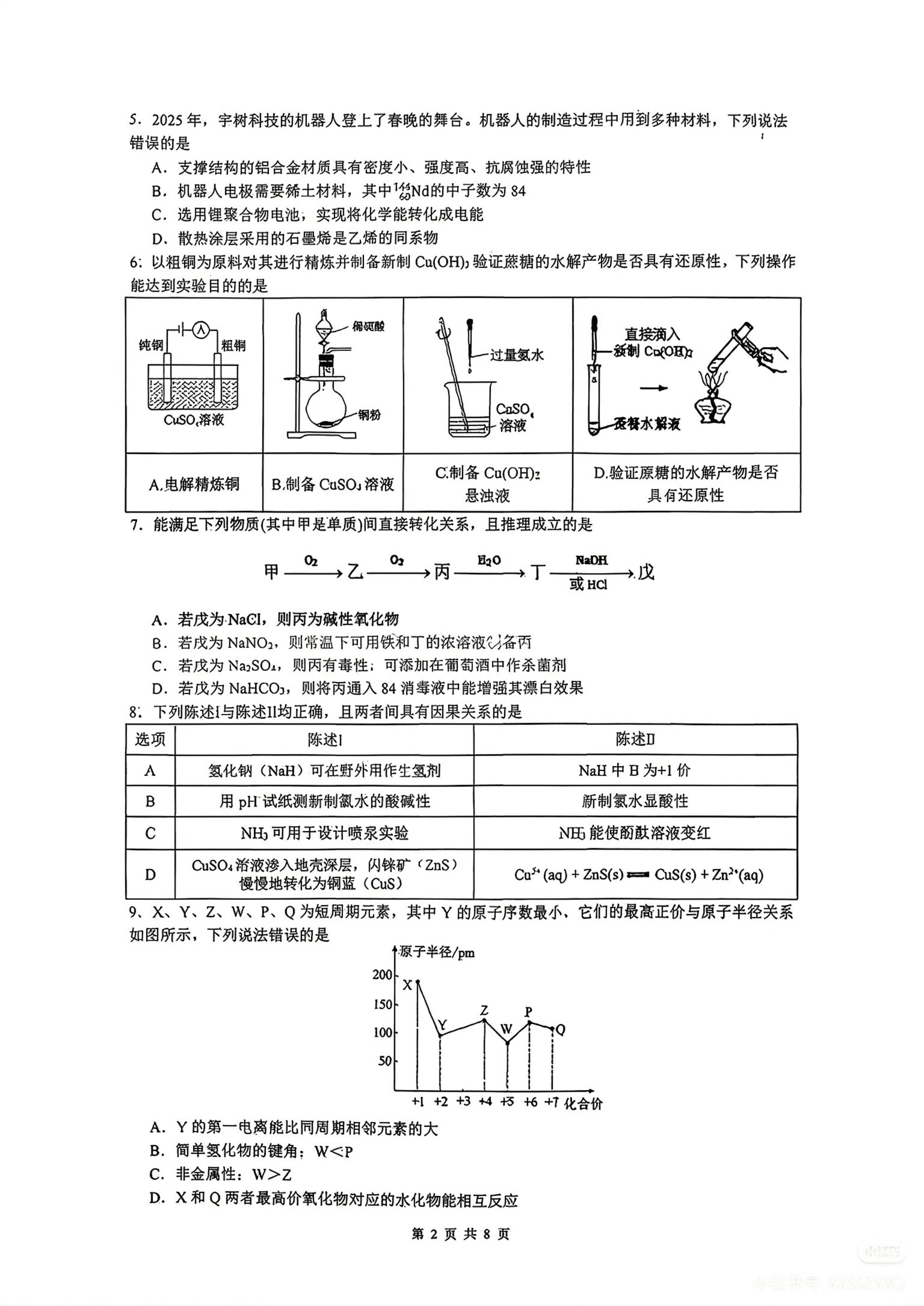 广东省揭阳市2026年4月高中三年级教学质量测试（揭阳二模）化学试卷含答案