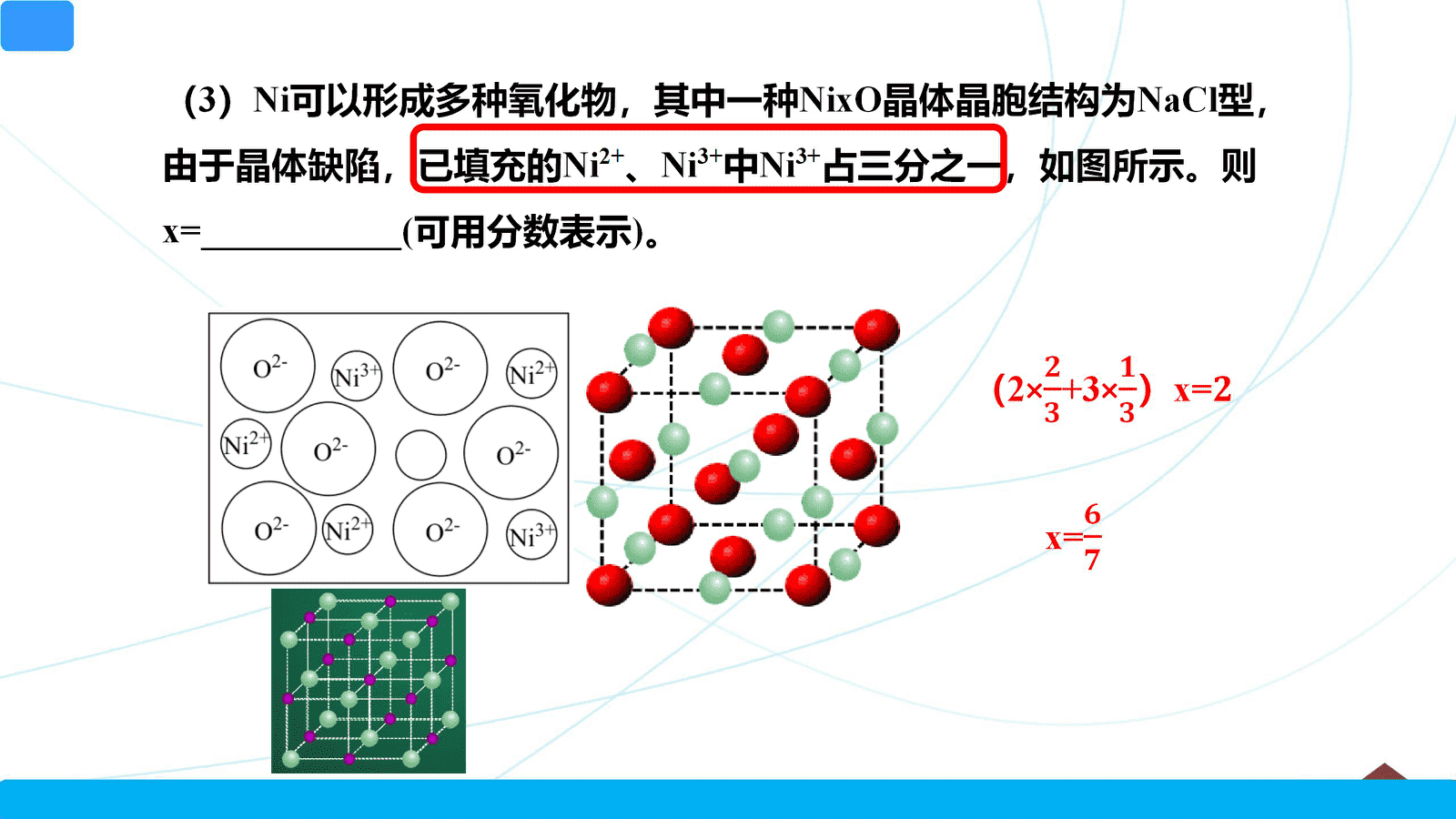 【课件+练习】2026年高考化学复习精品课《晶胞的缺陷》