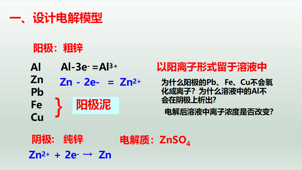 【课件+教案+视频】高中化学大单元教学设计优质课比赛人教版选择性必修1《电解池》A组选手共三课时成套资料