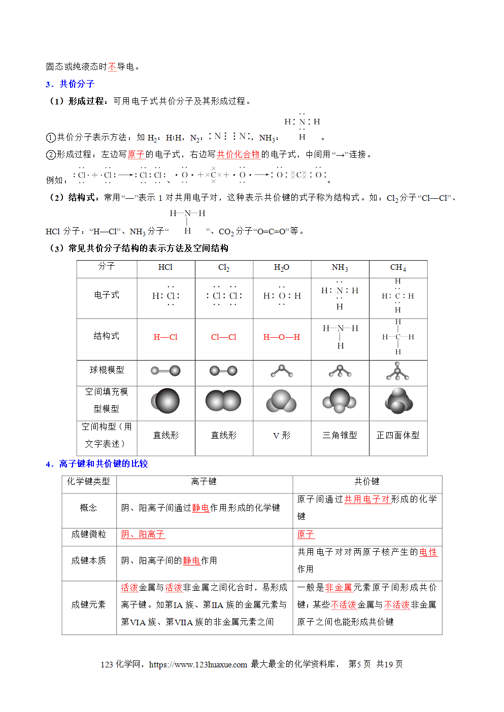 2025年新高一化学暑假提升学案沪科版必修第一册第13讲化学键原卷版加解析版