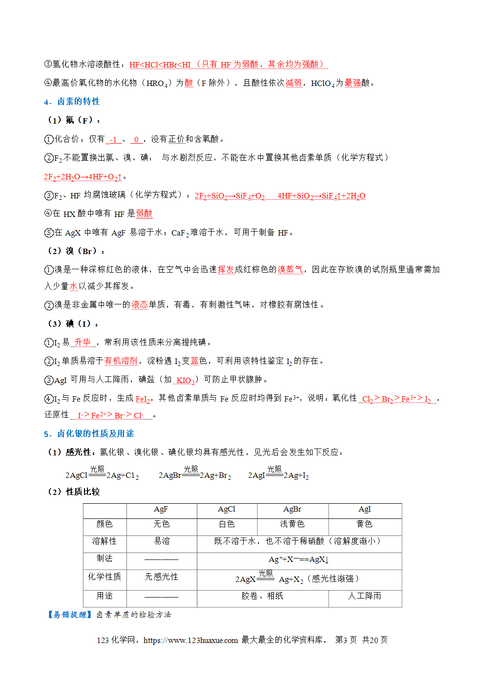 2025年新高一化学暑假提升学案沪科版必修第一册第06讲  溴和碘的提取（解析版）