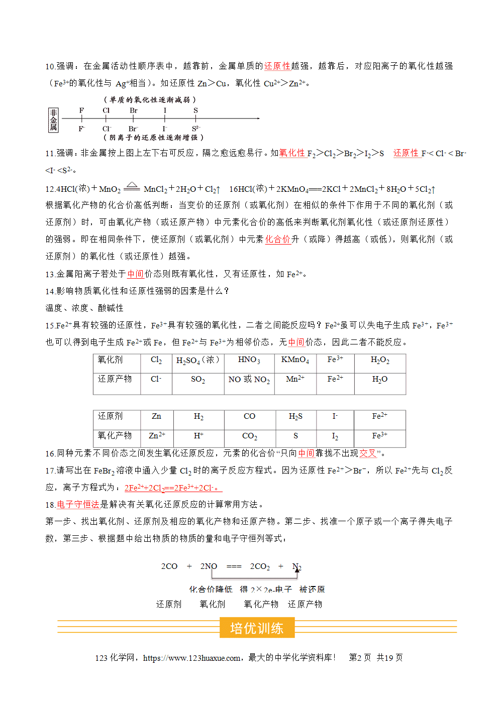 2025年高二升高三化学暑假作业05氧化还原反应的综合考查解析版