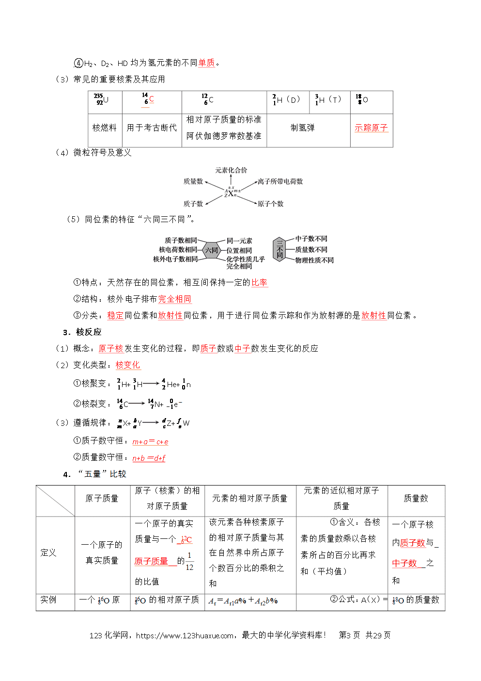 2026高考化学一轮复习学案基础知识清单13元素周期表、元素周期律教师版