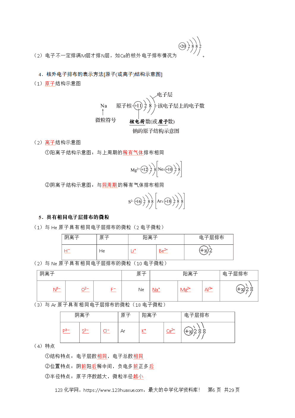 2026高考化学一轮复习学案基础知识清单13元素周期表、元素周期律教师版