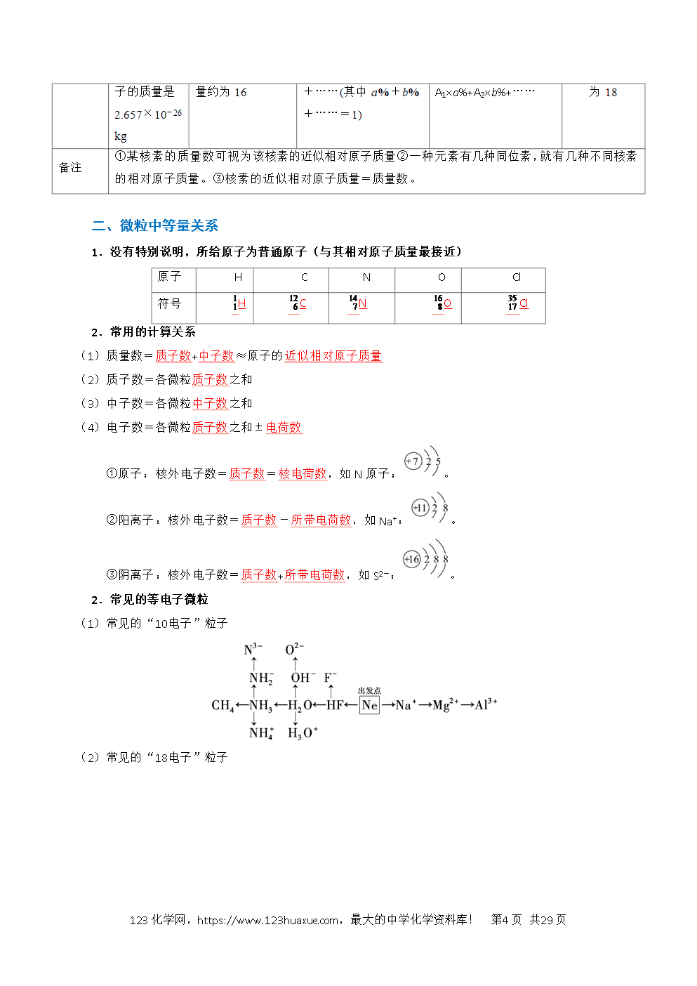 2026高考化学一轮复习学案基础知识清单13元素周期表、元素周期律教师版