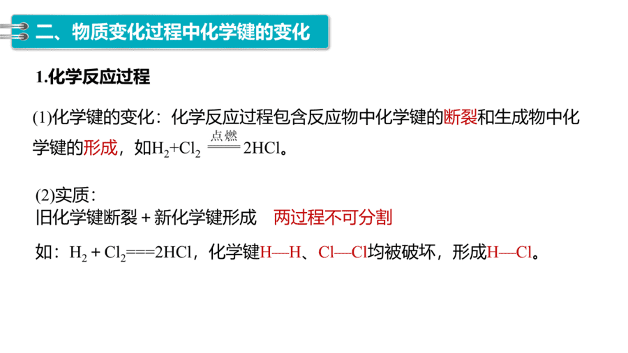 2025年秋人教版高中化学必修一第4章物质结构元素周期律第3节第2课时《化学键、分子间作用力》PPT教学课件