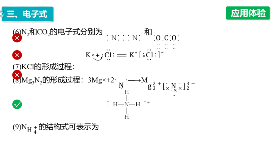 2025年秋人教版高中化学必修一第4章物质结构元素周期律第3节第1课时《离子键和共价键》PPT教学课件