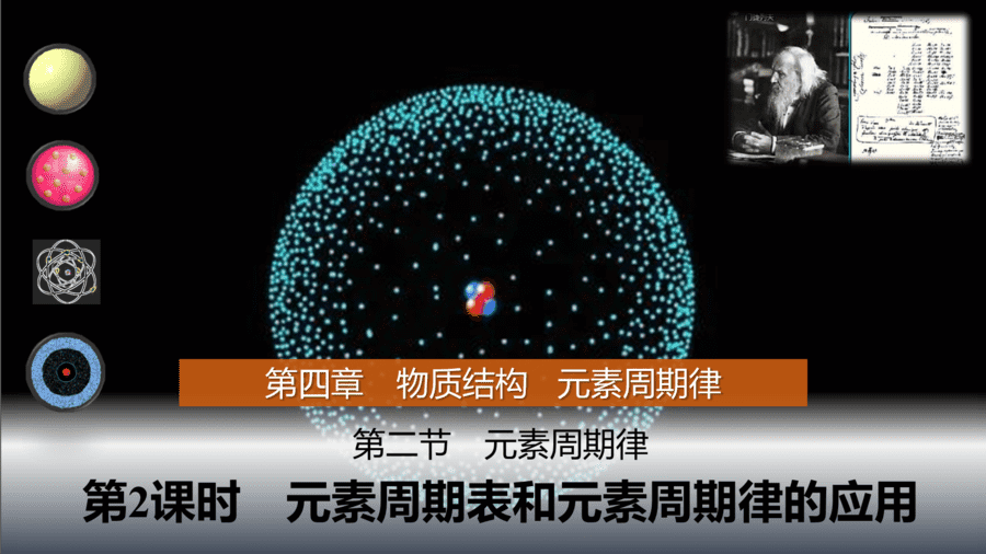 2025年秋人教版高中化学必修一第4章物质结构元素周期律第2节第2课时《元素周期表和元素周期律的应用》PPT教学课件