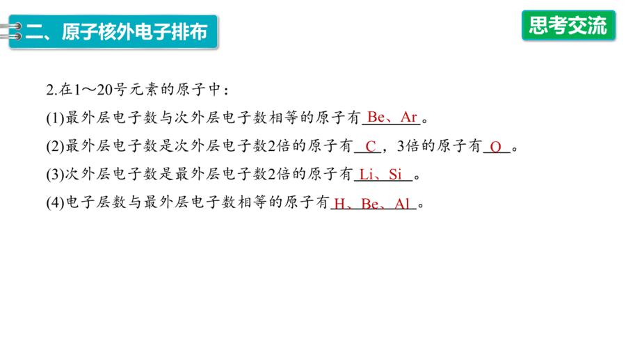 2025年秋人教版高中化学必修一第4章物质结构元素周期律第1节第1课时《原子结构》PPT教学课件
