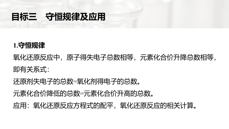 2025年秋人教版高中化学必修一第1章物质及其变化第3节第3课时《氧化还原反应的规律及应用》PPT教学课件