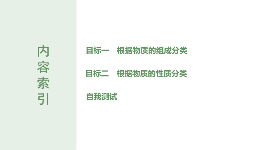 2025年秋人教版高中化学必修一第1章物质及其变化第1节第1课时《物质的分类》PPT教学课件