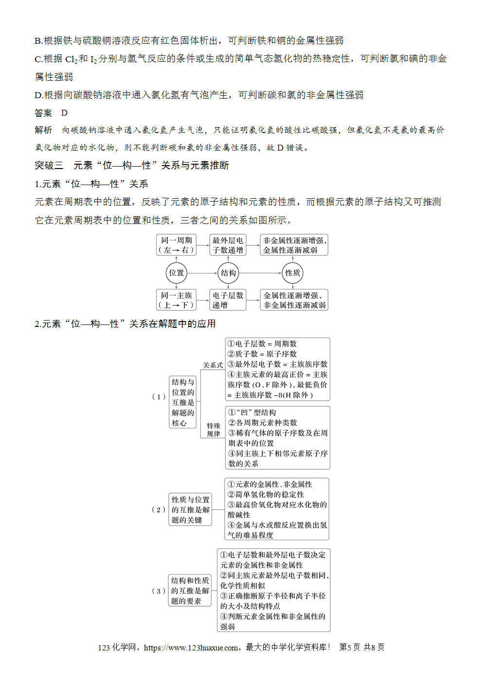 2025步步高学习笔记导学案人教版必修一第4章章末整合重点突破