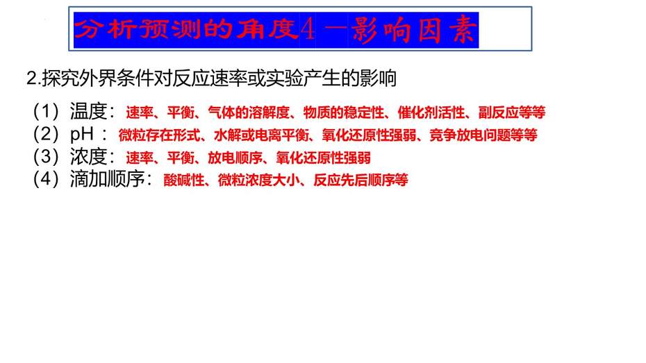 【优质PPT课件】2023届高考化学综合实验专题复习课件《探究实验》共48张PPT