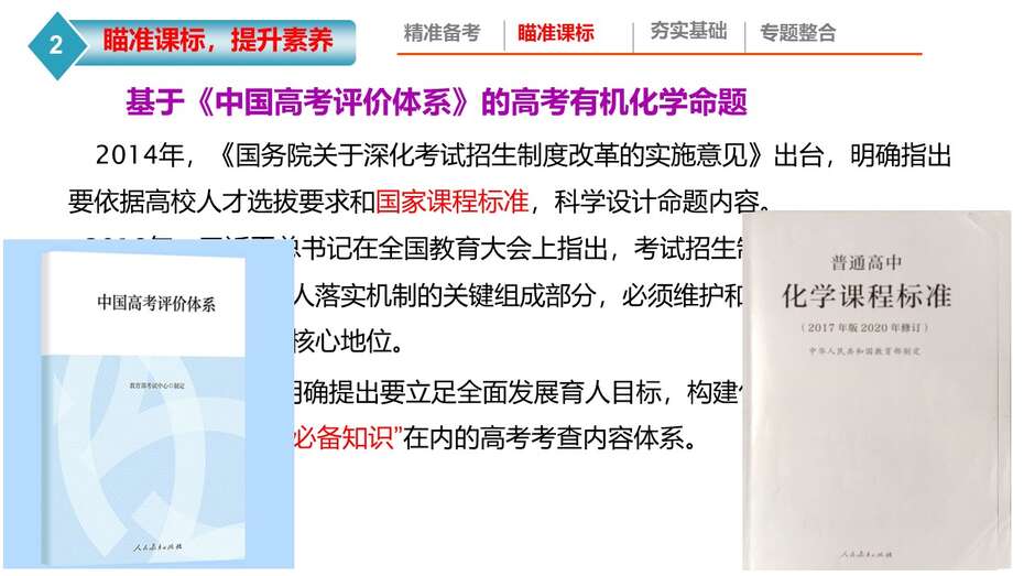 【课件】2023年高考化学二轮专题复习《高考有机化学试题特点及备考策略》共36张PPT