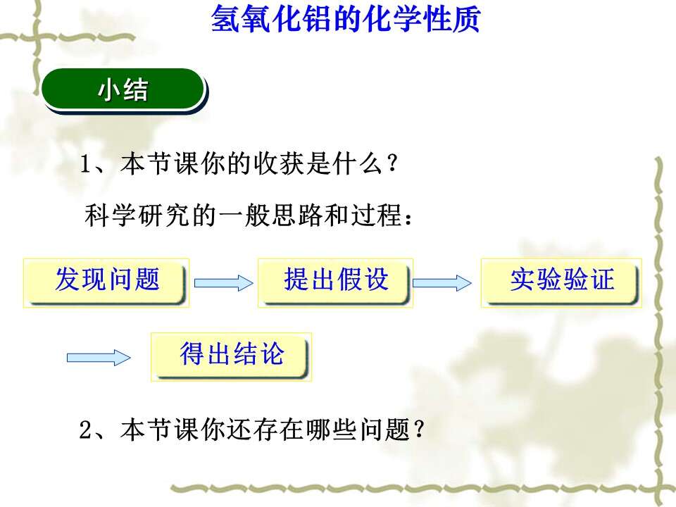 【优质课】全国高中化学优质课竞赛《探究氢氧化铝的化学性质》海南中学郑焕利