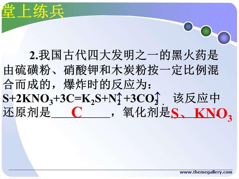 【优质课】全国高中化学优质课竞赛《氧化还原反应》广东省东莞市常平中学刘颖桦课件课堂实录