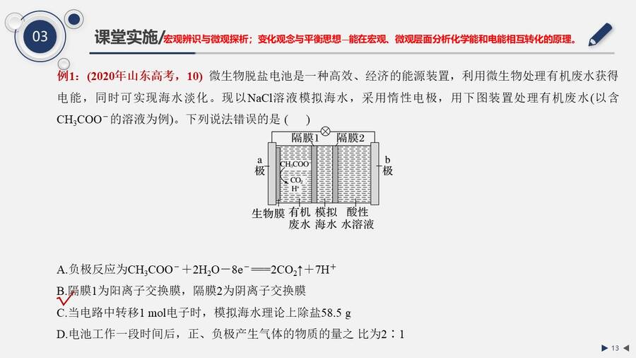 【优秀课例】公开课：《电化学—基于大单元教学的高三复习课》说课评课山东德州第一中学