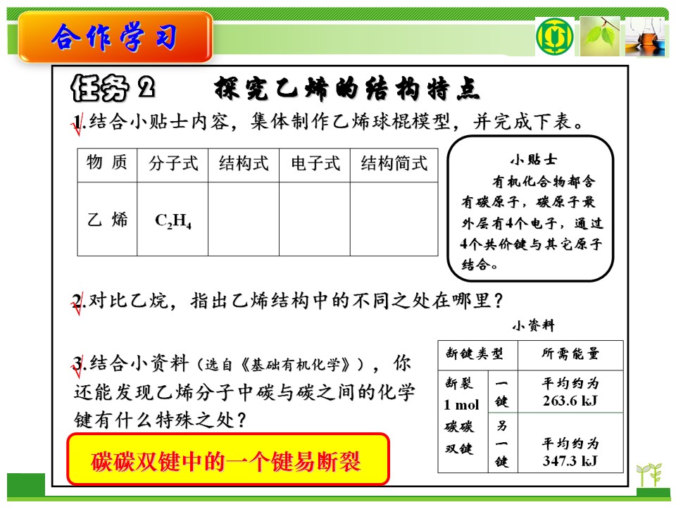 【优质课】全国高中化学优质课竞赛特等奖《乙烯》山东实验中学李辉