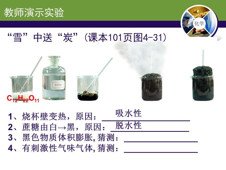 【课件】全国高中化学优质课大赛课题《硫酸》（昆明三中 高芳）