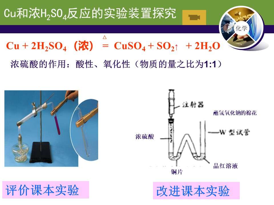 【课件】全国高中化学优质课大赛课题《硫酸》（昆明三中 高芳）