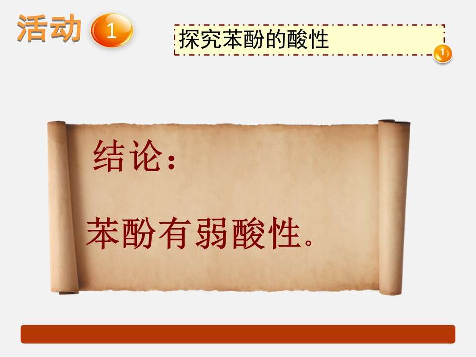 【课件】《苯酚》全国高中化学优质课竞赛说课课件