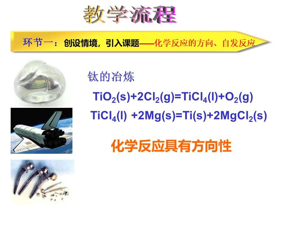 【说播课】全国高中化学说课大赛课题《化学反应的方向》宁波市北仑中学胡烨丽