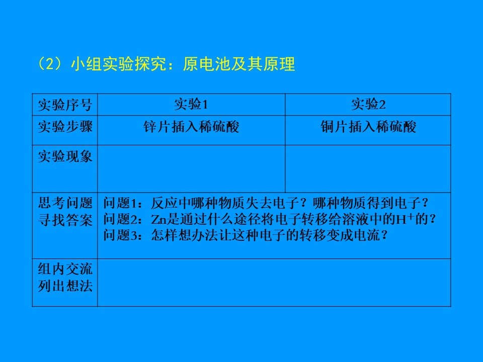【说课稿+课件】《化学能与电能》说课稿哈尔滨市第三中学尤五洲
