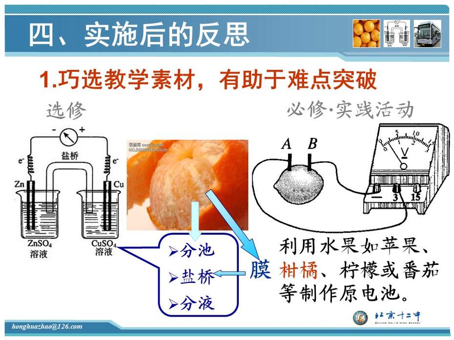 【教学设计+说课课件】全国化学优质课《原电池》北京十二中赵虹华 