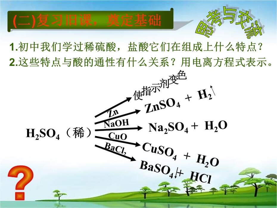【说课稿+说课课件】全国高中化学优质课竞赛《硫酸》包头市田家炳中学顾萍