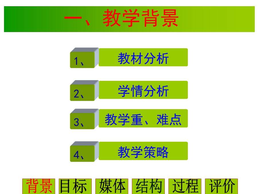 【说播课】全国高中化学说课大赛课题《气体摩尔体积》宁夏育才中学 雒永辉