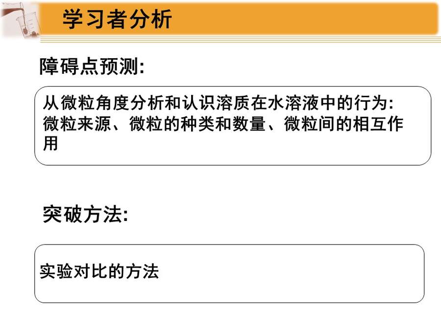 【说播课】全国高中化学说课大赛课题《弱电解质的电离平衡》黑龙江海林市高级中学 于福来