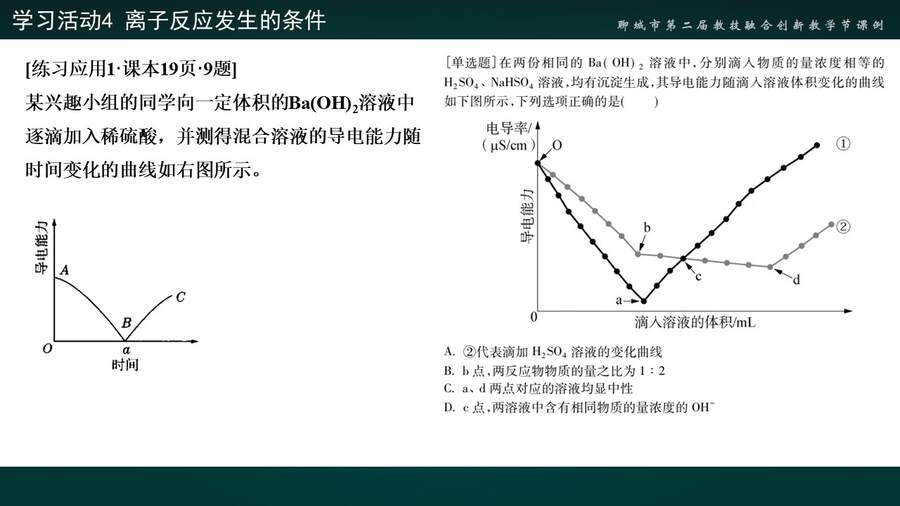 【说播课】山东聊城市第二届教技融合创新教学课例《离子反应》数字化表征 聊城市第一实验学校 张海玲