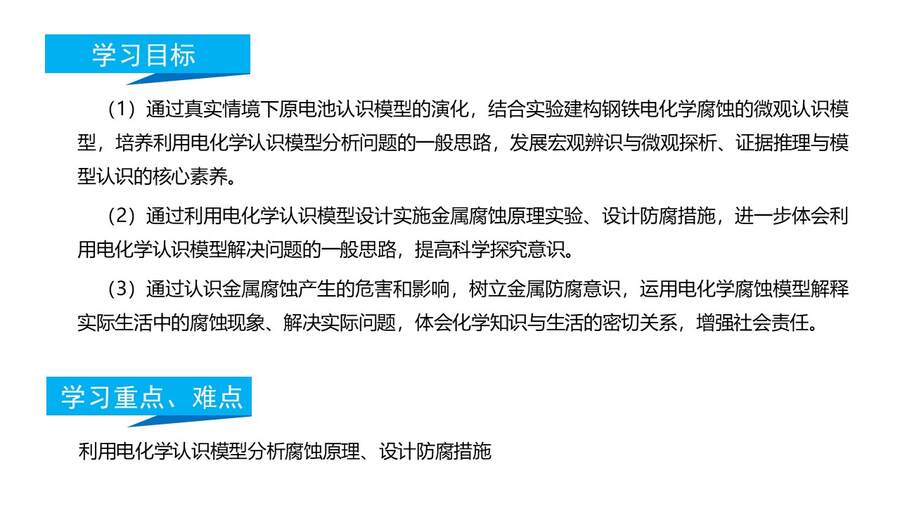 【优质课】鲁科版高中化学选择性必修1第1章第4节第1课时《金属的腐蚀与防护》