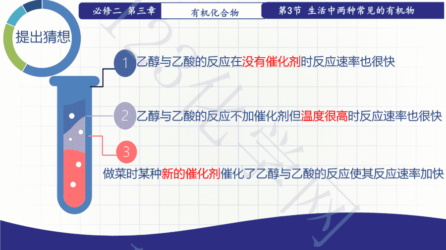 【说播课】第八届全国高中化学实验创新说课大赛《乙酸乙酯制备实验的改进设计》