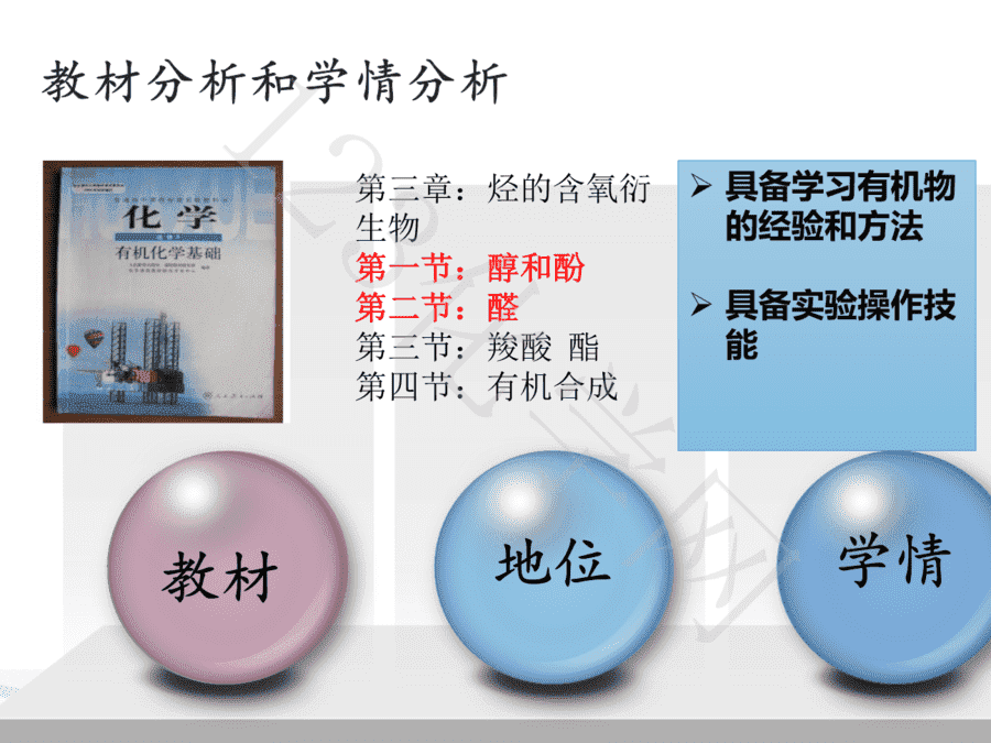 【说播课】第八届全国高中化学实验创新说课大赛《乙醇的催化氧化及银镜反应一体化的实验创新设计》