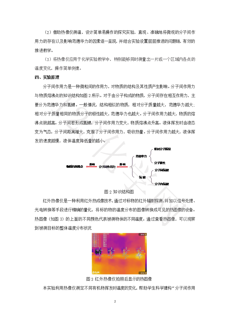 【说播课】第八届全国高中化学实验创新说课大赛《热像仪在化学实验中的应用 ——以分子间作用力的比较实验为例》