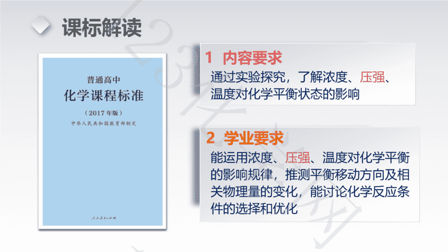 【说播课】第八届全国高中化学实验创新说课大赛《传感技术用于压强对化学平衡影响的实验探究》