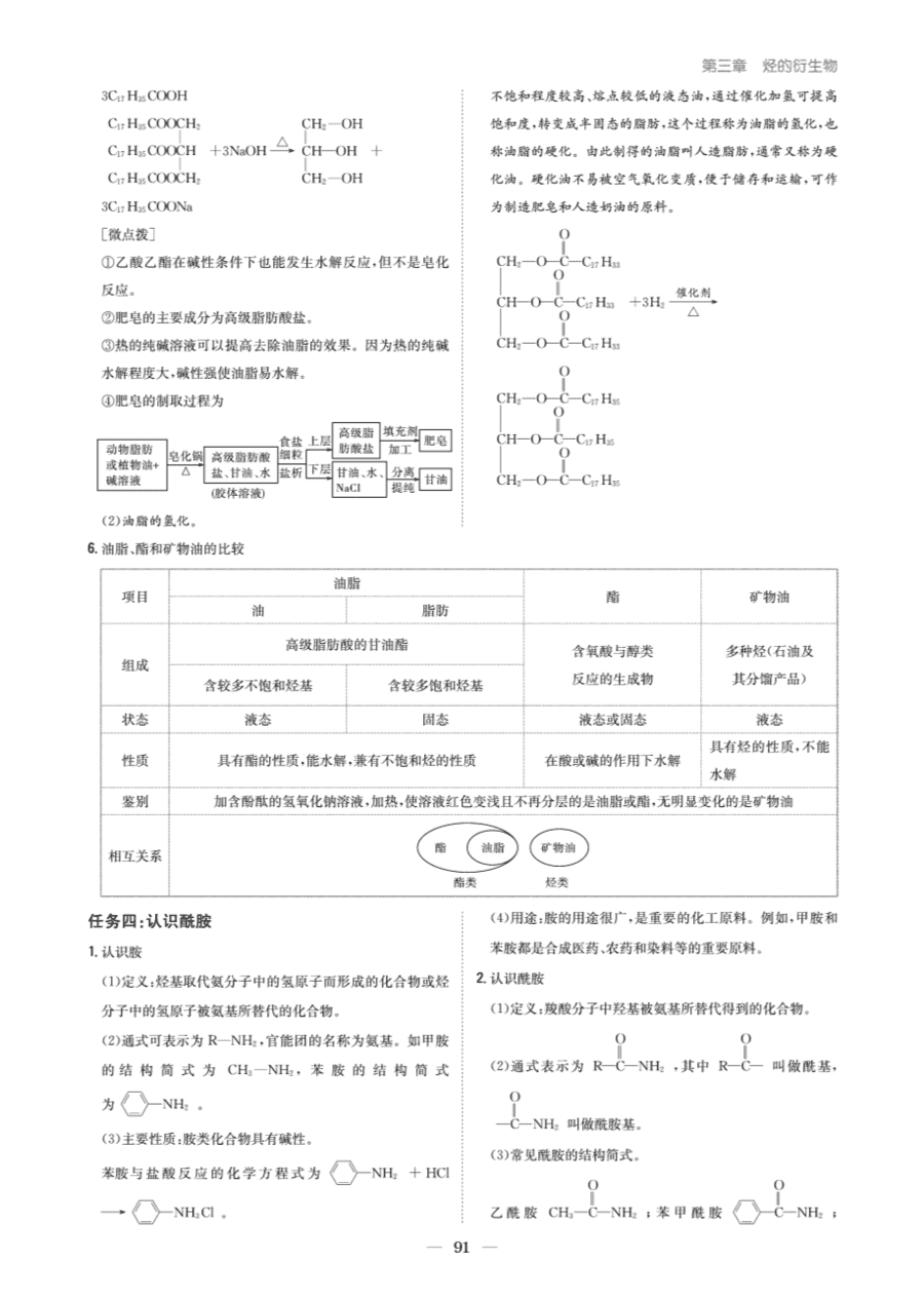 【教案+学案】高中化学同步学习导与练人教版选择性必修3《有机化学基础》教师参考第四节《羧酸 羧酸衍生物》