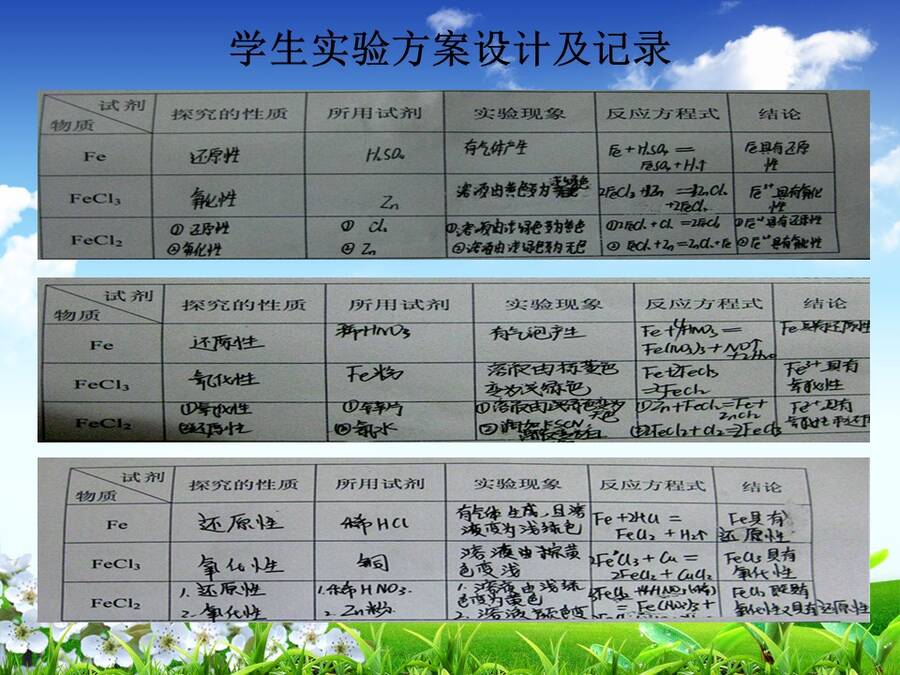 【说播课】全国高中化学说课大赛说课课题《探究铁及其化合物的氧化性或还原性》宁夏育才中学 赵娟娟