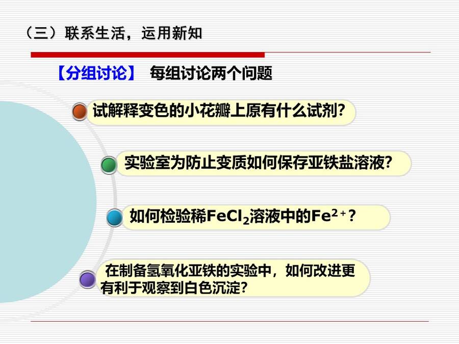 【说播课】全国高中化学说课大赛说课课题《铁的重要化合物》海南华侨中学 成新宇